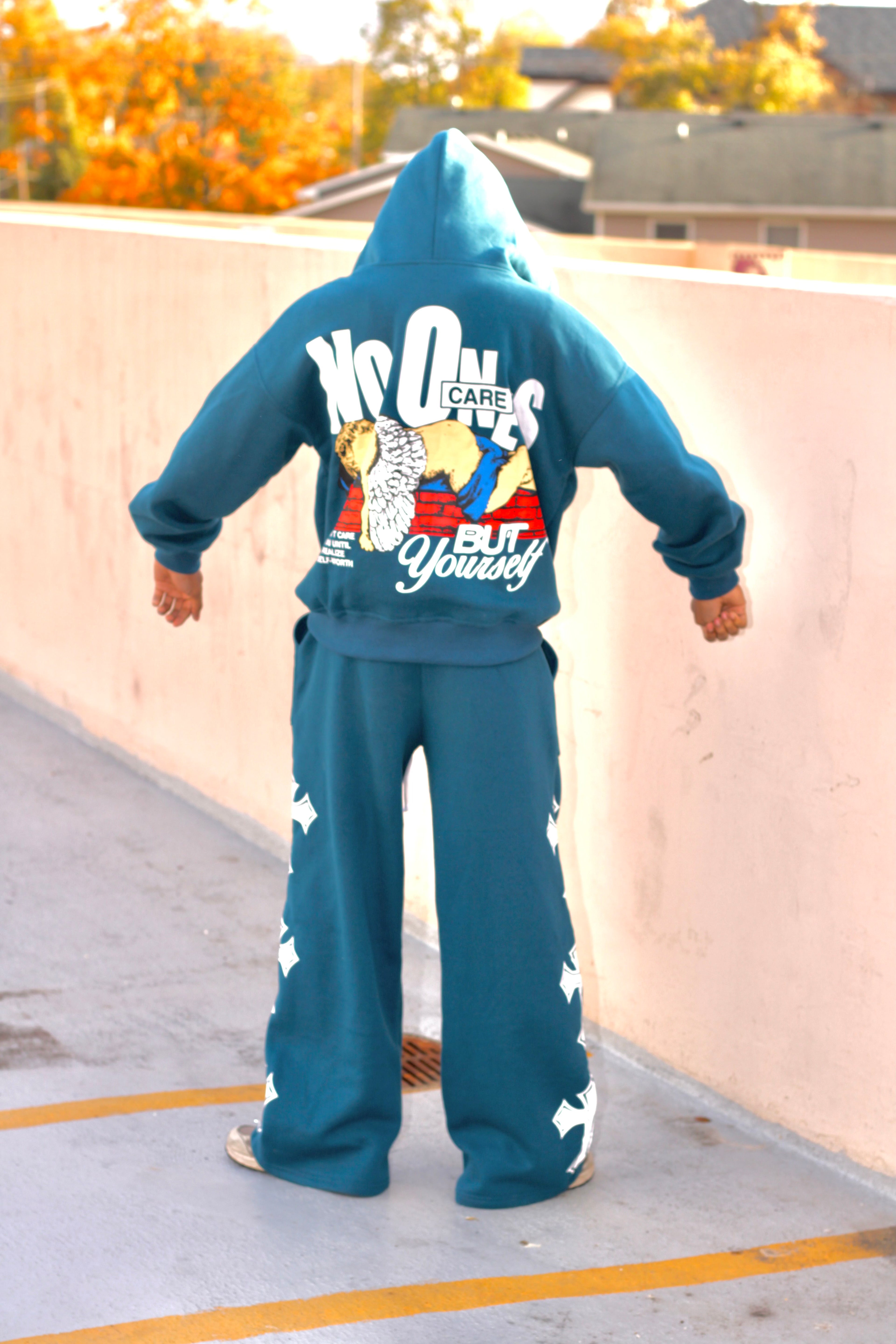 Teal Blue Jogging Set