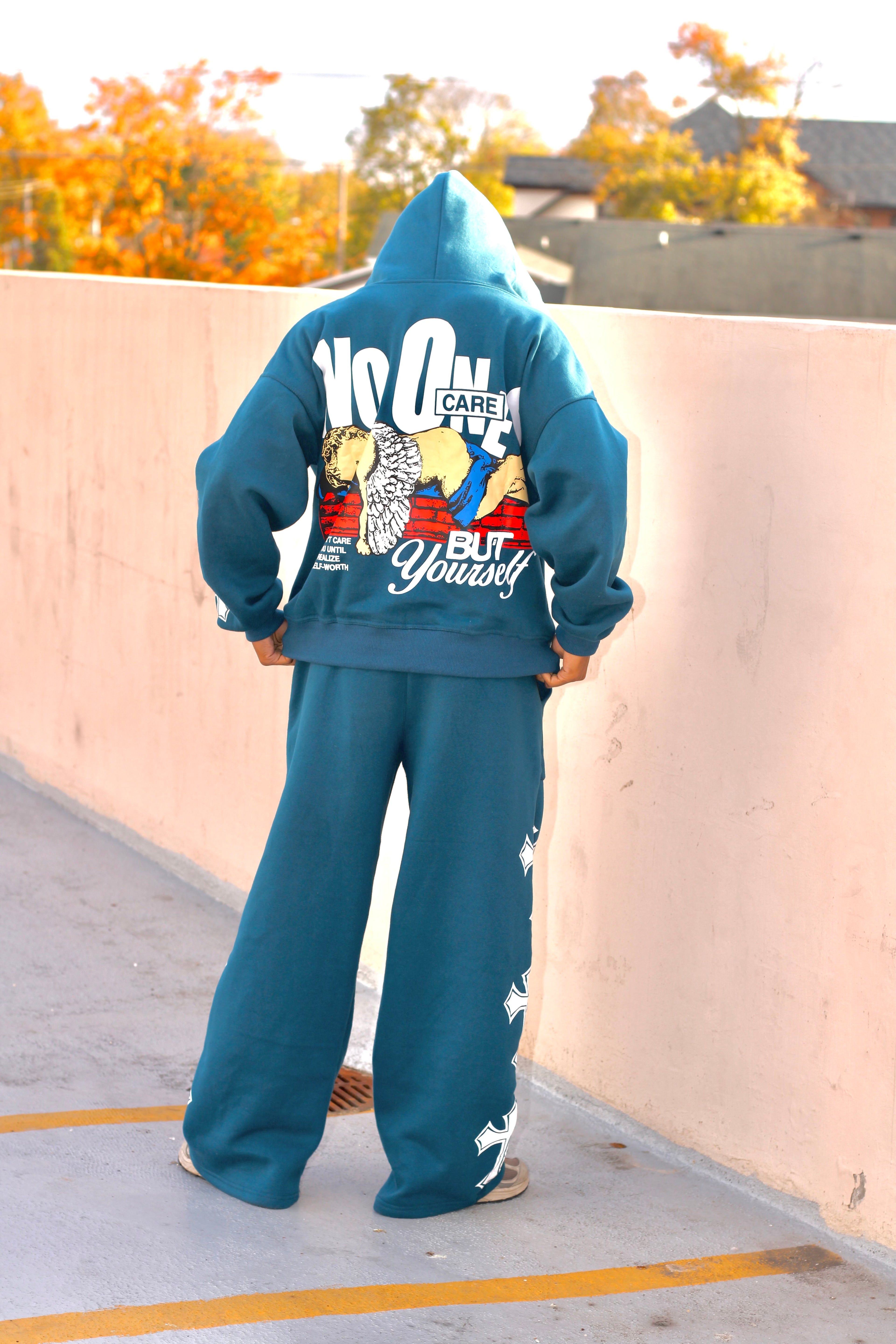 Teal Blue Jogging Set