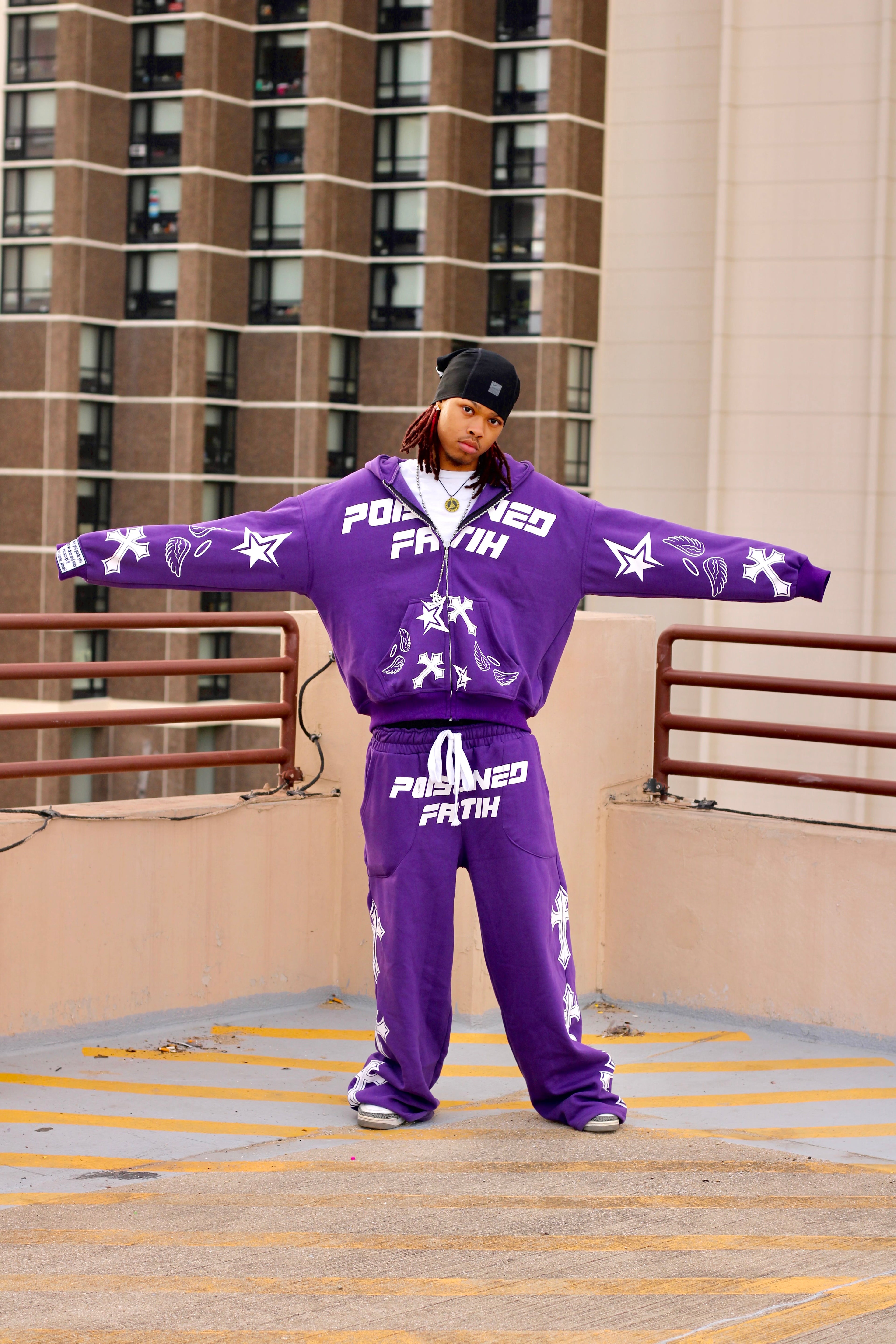 Purple Jogging Set